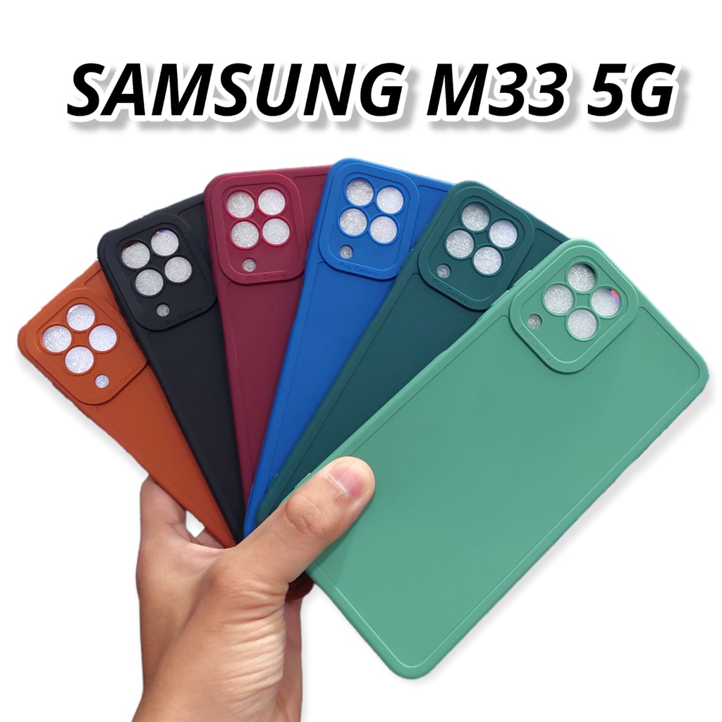 Samsung M33 5G 6.6&quot; Case Pro Camera Aero Oem Auto Focus Clear 3D Camera Black Macaron Anti Shocking