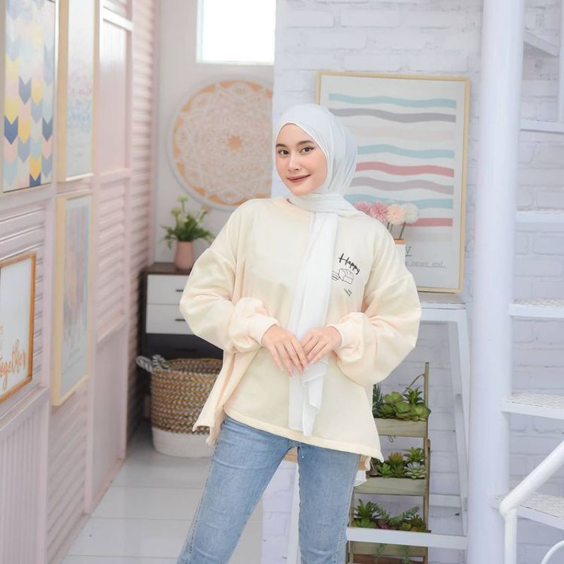 sweater wanita BREAD XXL Sweater terbaru/sweater wanita trendy/bahan fleece soft