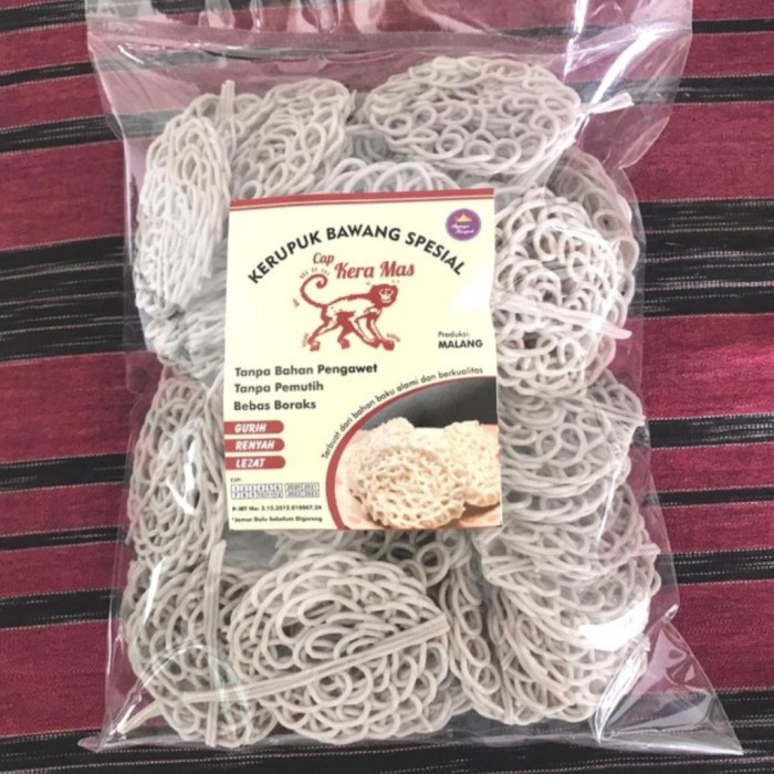 

TERLARIS kerupuk bawang cap kera mas - Bawang