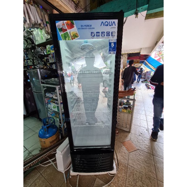 SHOWCASE AQUA 4 RAK AQB 231 (Khusus Kota Palembang)