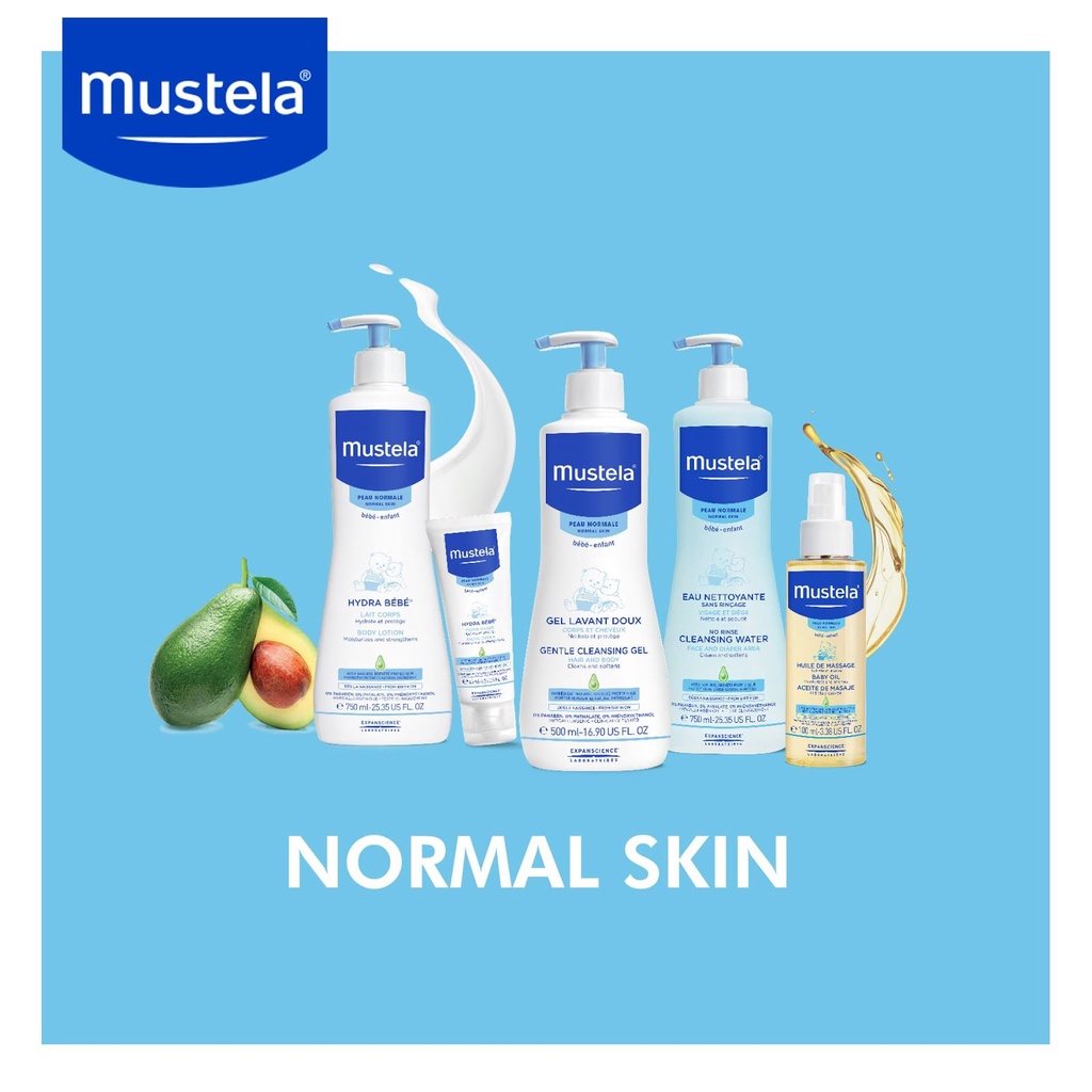 MUSTELA Baby Care Series / Perawatan Bayi / Cleansing Gel / Facial Cream / Body Lotion