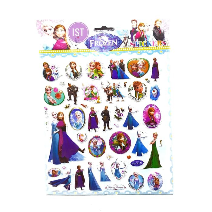 

STICKER STIKER TIMBUL FROZEN BY CILUKBA TOYS - CB 1735