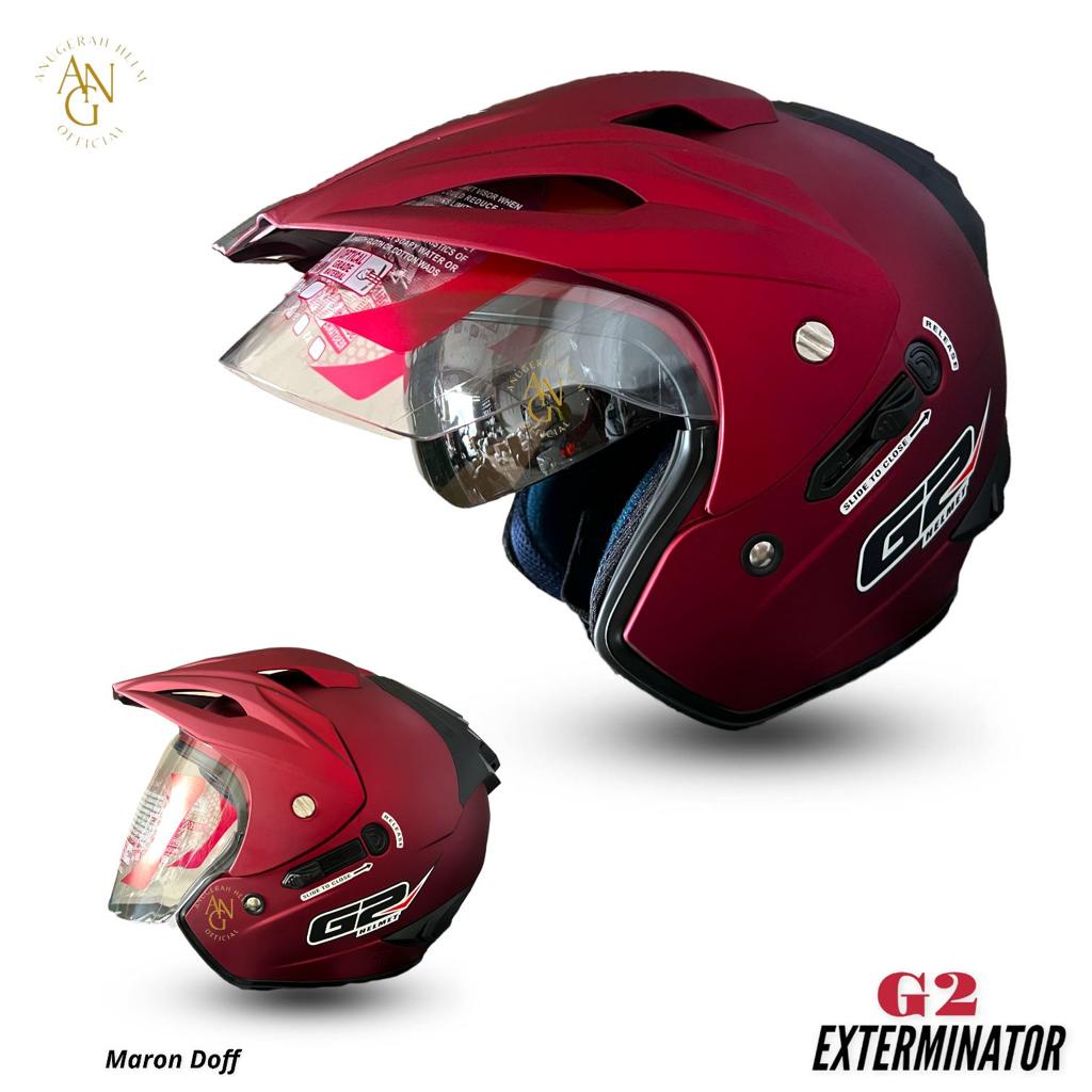 HELM G2 EKSTERMINATOR DOUBLE VISOR