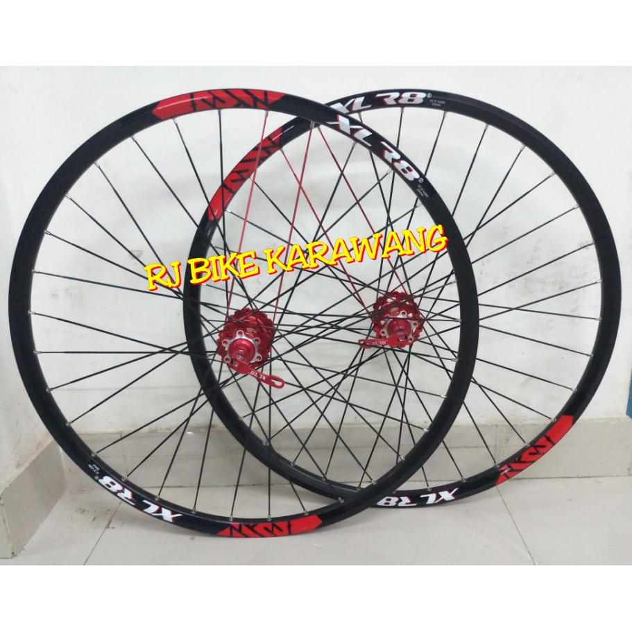 Wheelset XLR8 27.5 New 2021 32 Hole Jari gepeng