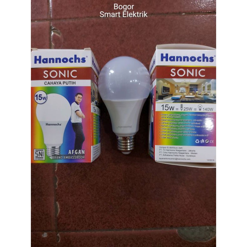 Lampu LED Hannochs Sonic 15W/ 15Watt Cahaya Putih