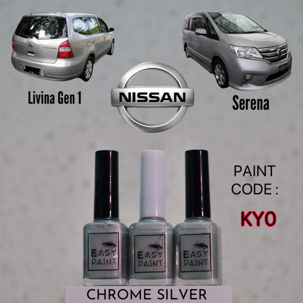 Cat Oles Chrome Silver Metalic KY0 Nissan Livina Serena Evalia Old Version Silver Metalik KYO