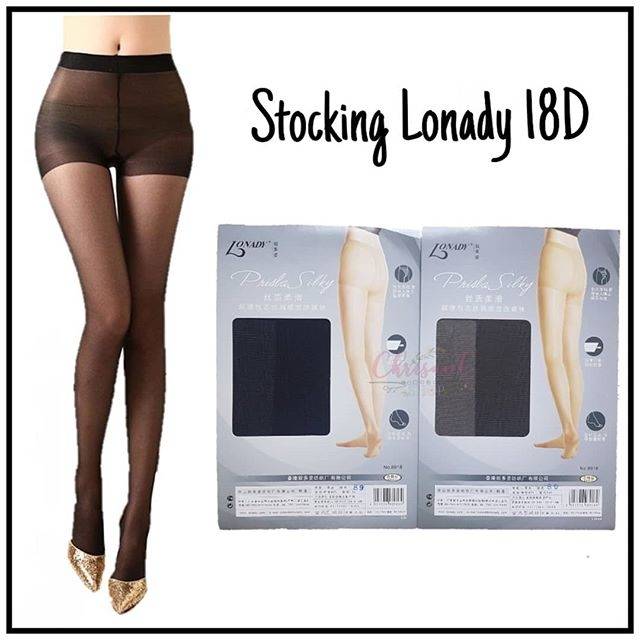 GOSEND TERMURAH Stocking transparan, stocking lonady 18denier original