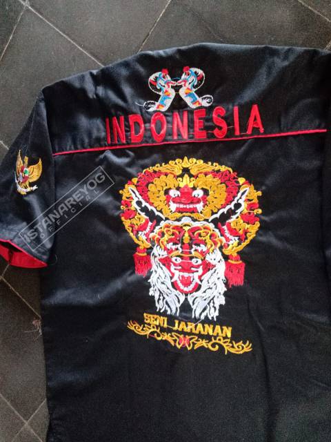 KEMEJA / HEM BORDIR MOTIF SENI JARANAN