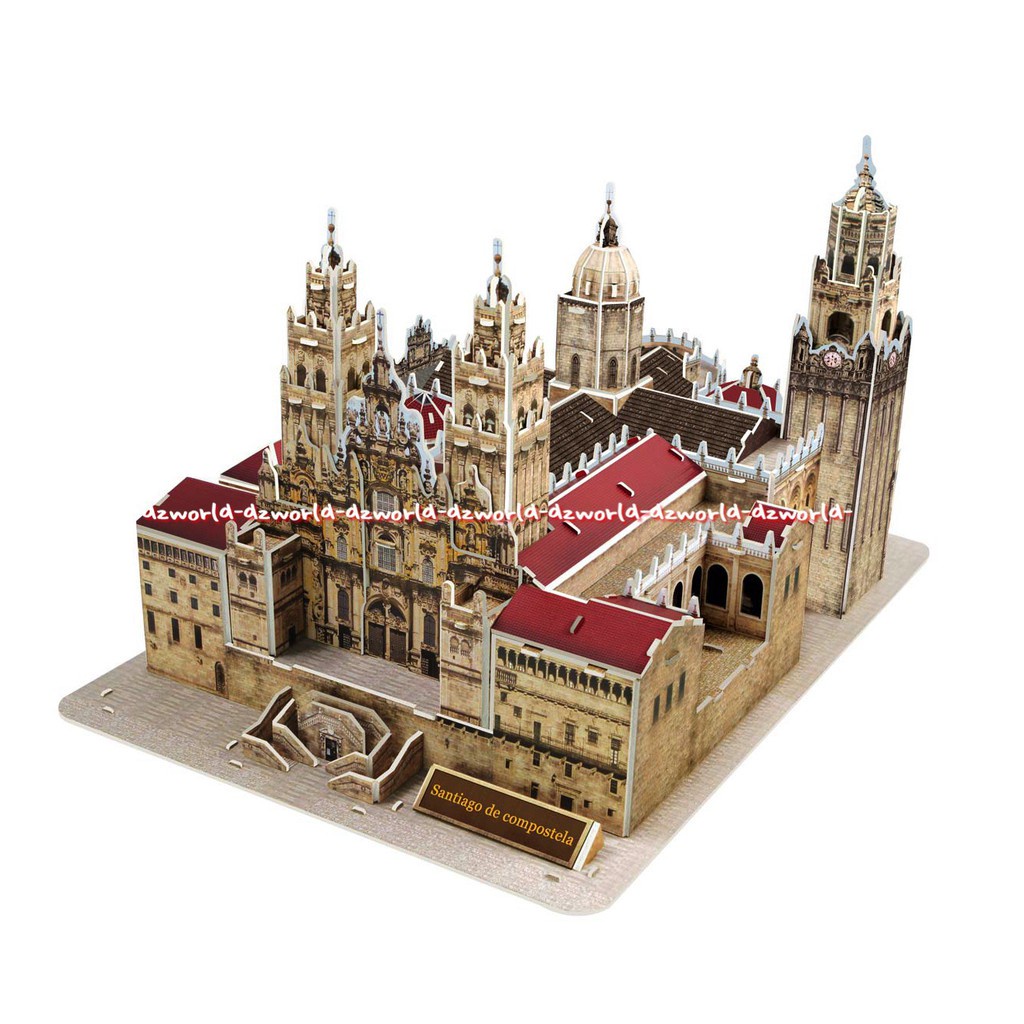 3D Puzzle Pop Out WOrld Santiago De Compostela