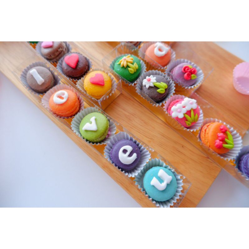 

Baby Macaron Alphabet/Emoticon Mini 6 Pcs