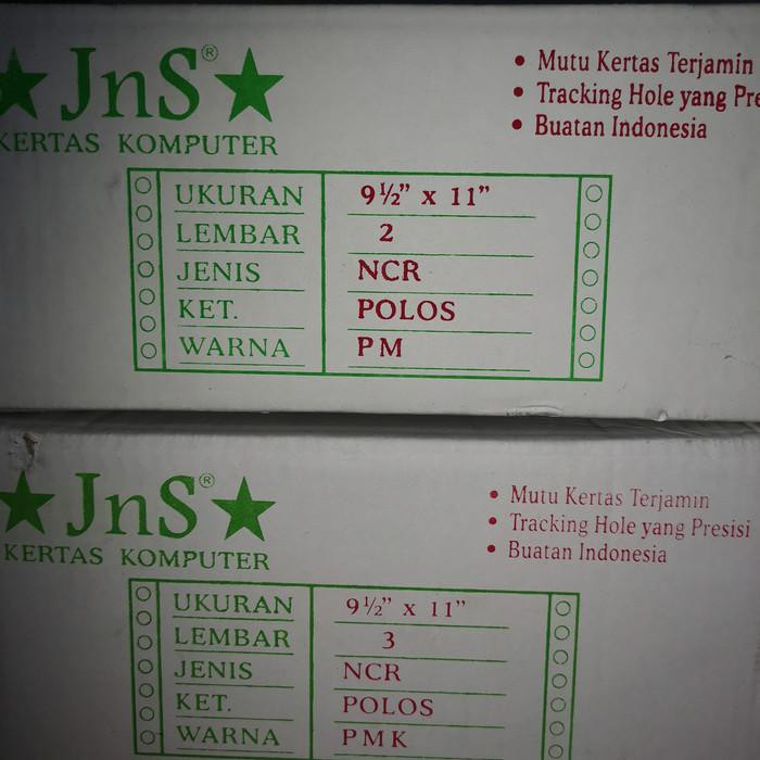 

Kertas / Kertas Invoice Ncr Rangkap 2 Ply / Countinius Form / Ncr Paper 2 Ply - 1 Lembar Full