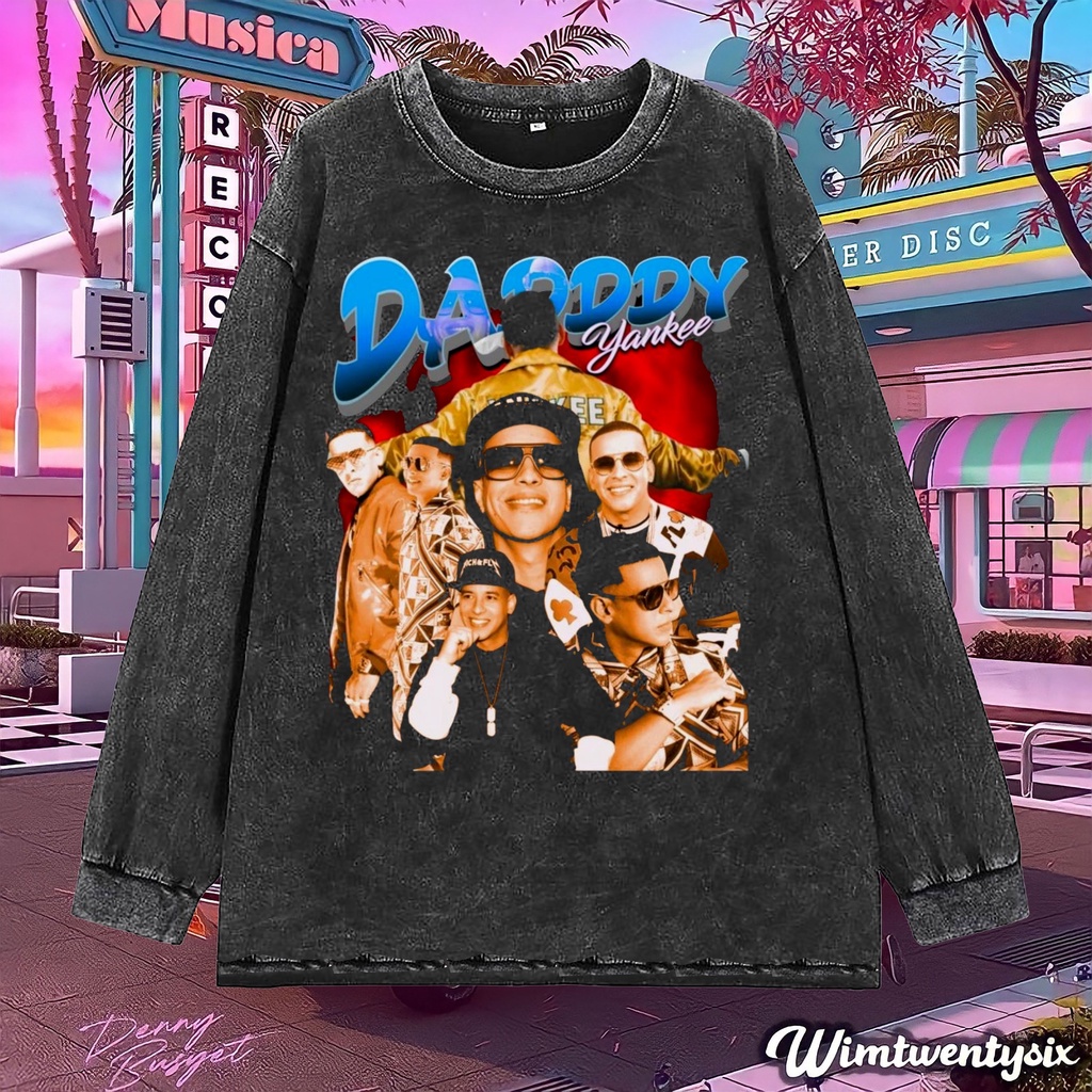 longsleeve | kaos oversize | oversize washing | t-shirt oversized | kaos daddy yankee