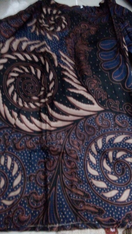 Tey-17 Batik Wanita Asj Sa Hrb026 Kenongo Kemeja Tosca Pendek
