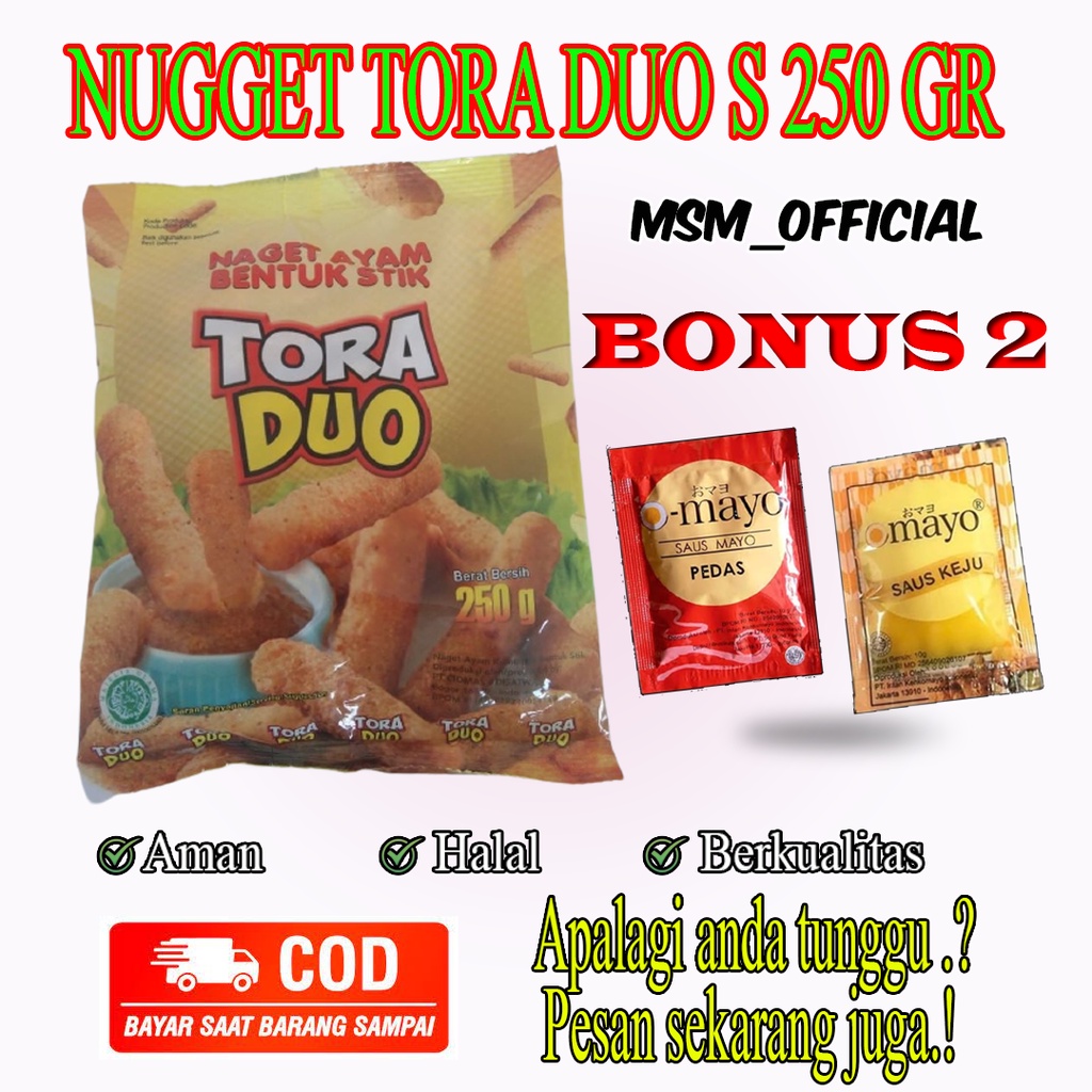 

nugget Ayam Tora Duo stik 250GR