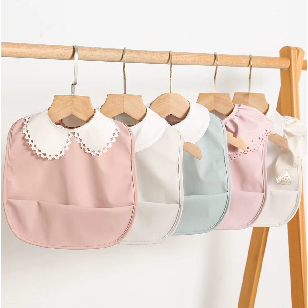 BIANCA - Bibs Kecil Anak / Celemek Anak Premium Denmark COLLAR RUMBAI