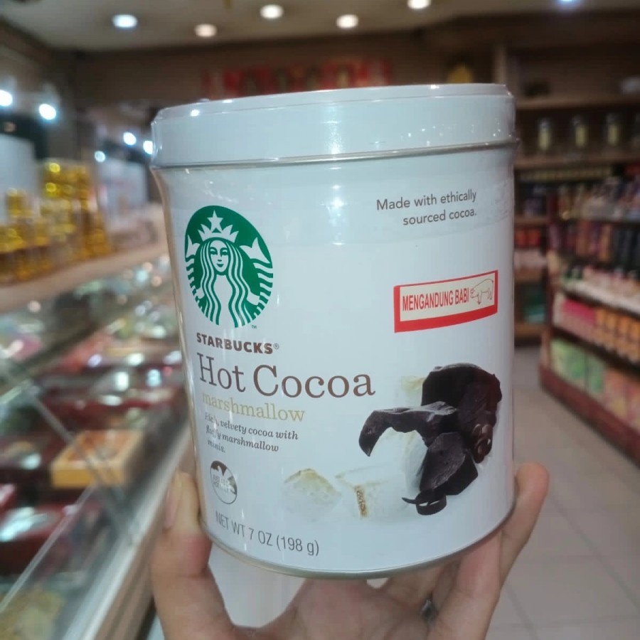 

starbucks hot cocoa marshmallow 198gr kaleng hot chocolate coklat