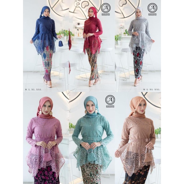 SET KEBAYA BLOUSE SAHARA / SET KEBAYA PESTA / KEBAYA WISUDA / SET KEBAYA SIMPEL / KEBAYA SIMPEL