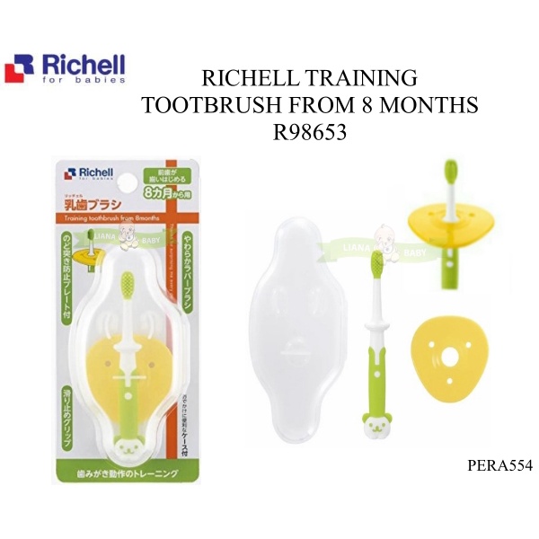 PERA554 RICHELL TRAINING SIKAT GIGI  TOOTBRUSH FROM 8 MONTHS R98653