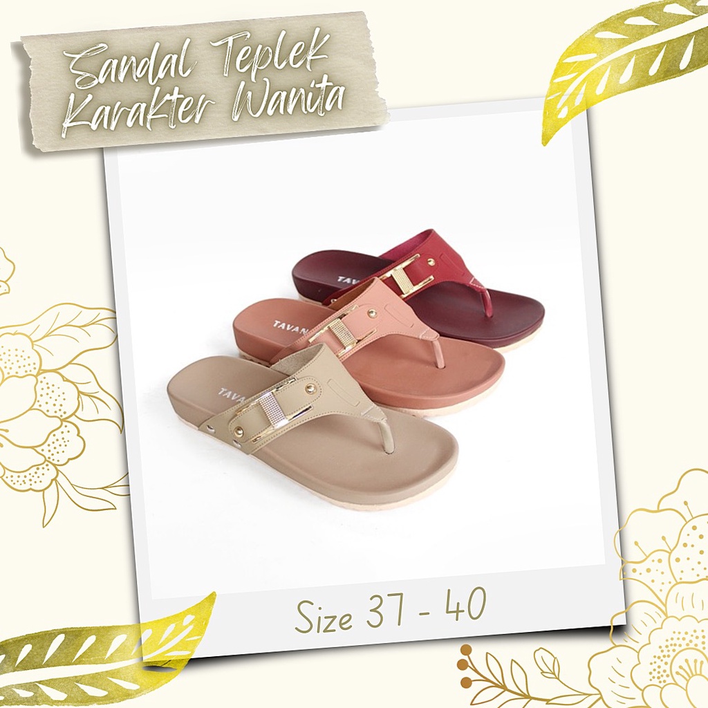 SANDAL JEPIT WANITA SENDAL JAPIT CEWEK TEPLEK FLAT PEREMPUAN CEWE IBU IBU2 PESTA KONDANGAN KEKINIAN 