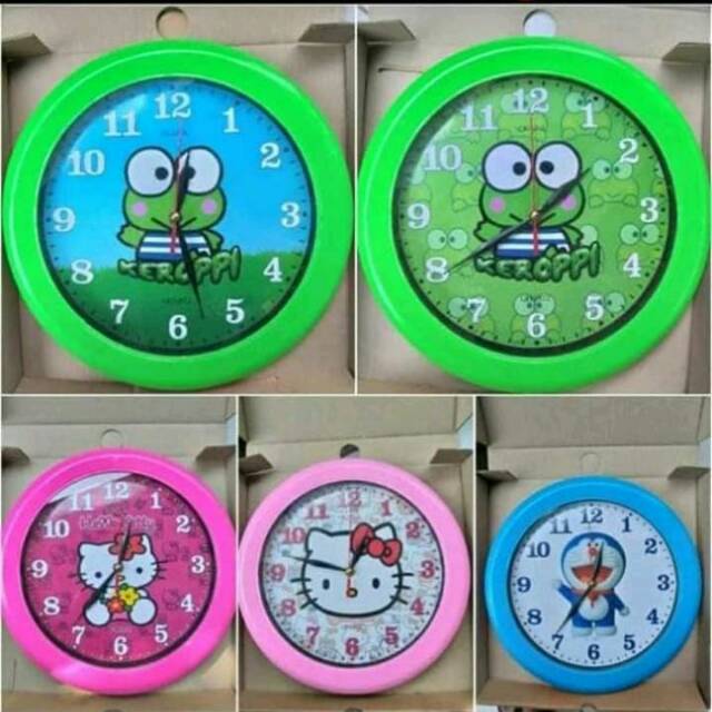 Jam karakter / jam dinding karakter / jam dinding bulet