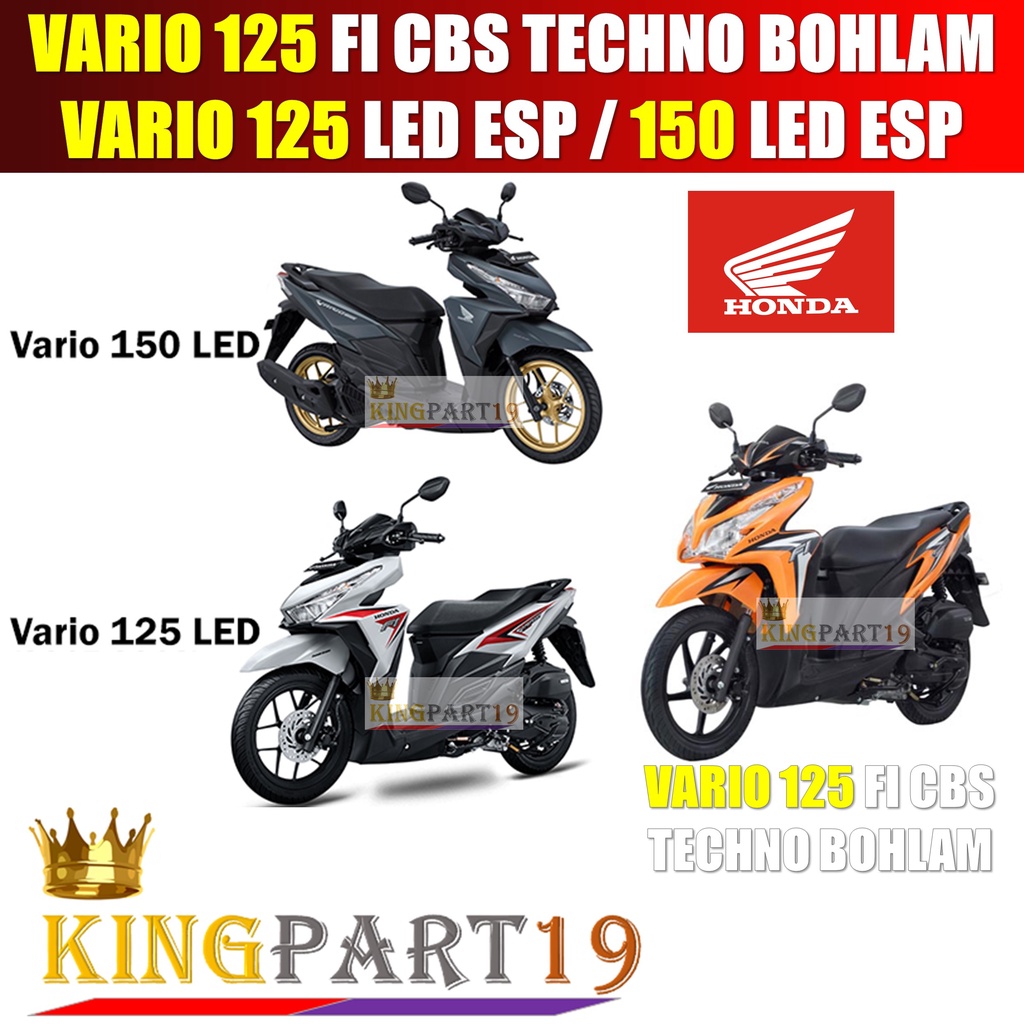 PAKET KIPAS RUMAH ROLLER VARIO 125 CBS TECHNO VARIO 125 150 LED ESP GRATIS VBELT - KZR K35 K36