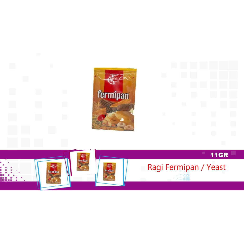 

FERMIPAN INSTANT YEAST 11GR / RAGI ROTI INSTANT FERMIPAN