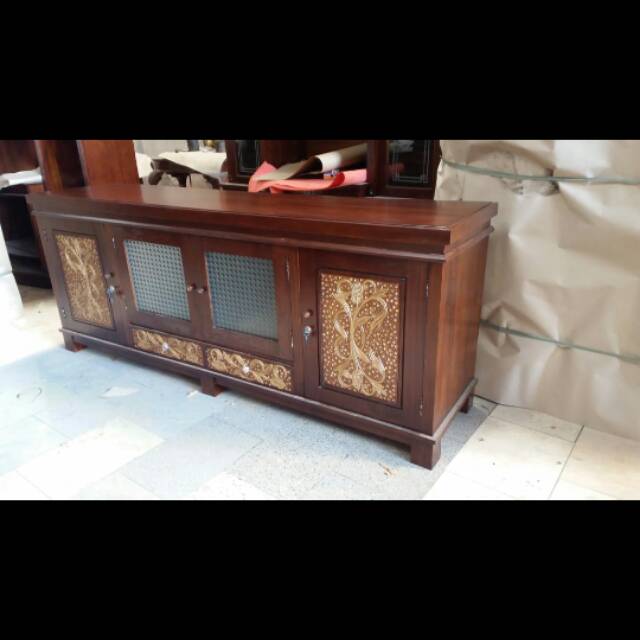 Bupet pendek kayu jati 200cm