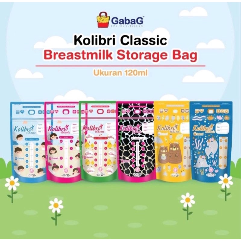 GABAG Kantong Asi Kolibri - Breastmilk Storage Bag 30pc/pack