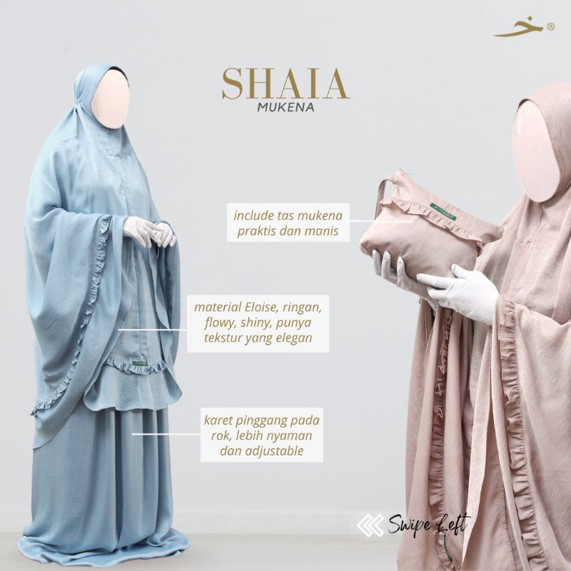 MUKENA SHAIA || Mukena Dewasa & Kids by Khadijah Indonesia