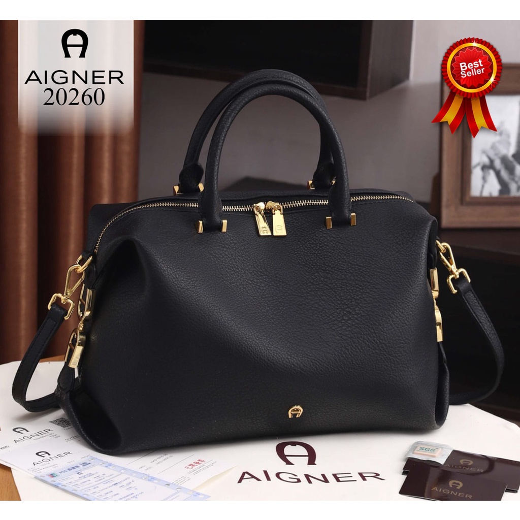 HANDBAG WANITA AIGNER ROMA  (20260#04) TAS KANTOR CEWEK WOMEN IMPORT