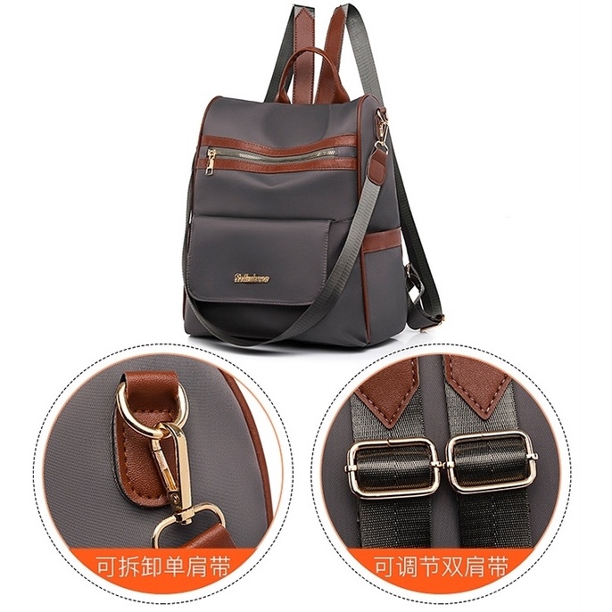 TAS RANSEL WANITA ANTI AIR IMPORT LANZEL BACKPACK GENDONG PUNGGUNG SEKOLAH KERJA BESAR KOREA PREMIUM