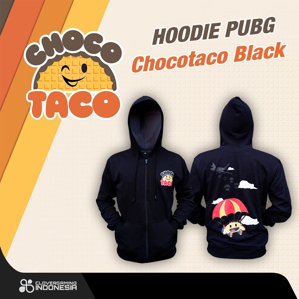 Hoodie PUBG Chocotaco Black - Apparel Gaming Esports