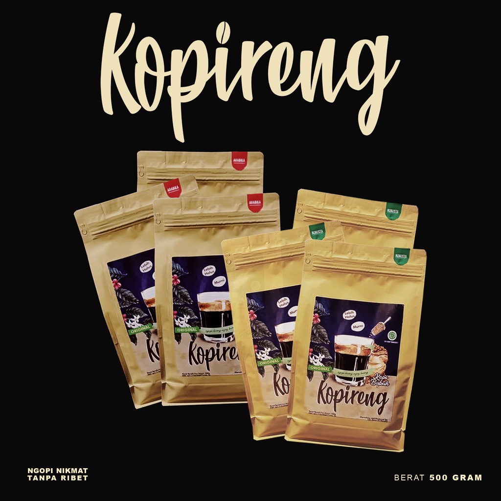 

KOPI ROBUSTA 500 GRAM BY KOPIRENG, BANJARNEGARA