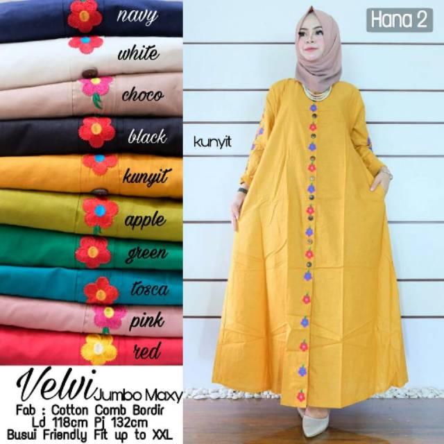 Hana2 dress jumbo Velvi