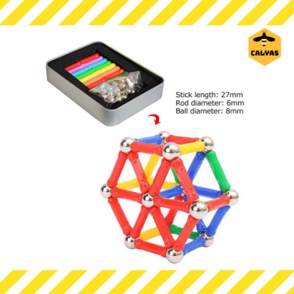 

Mainan Magnet Bola dan Stik Building Sets - D9-618 - Multicolour Limited