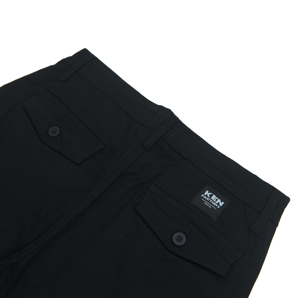 Celana Cargo Panjang Pendek  /  Cargo Pria Katun Twill Strecth / Cone Cargo Pants - KENFACTORY