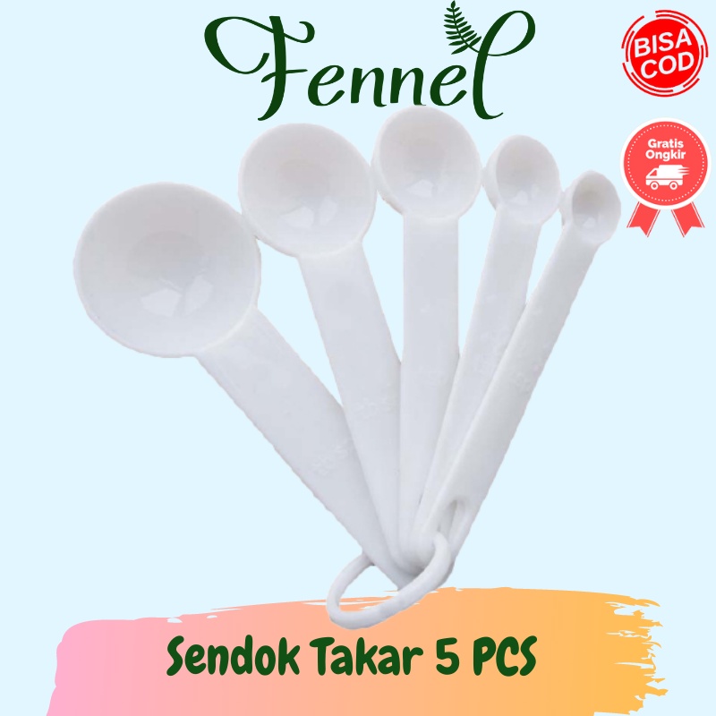 Sendok Takar Cup Measuring Spoon 5 PCS S301