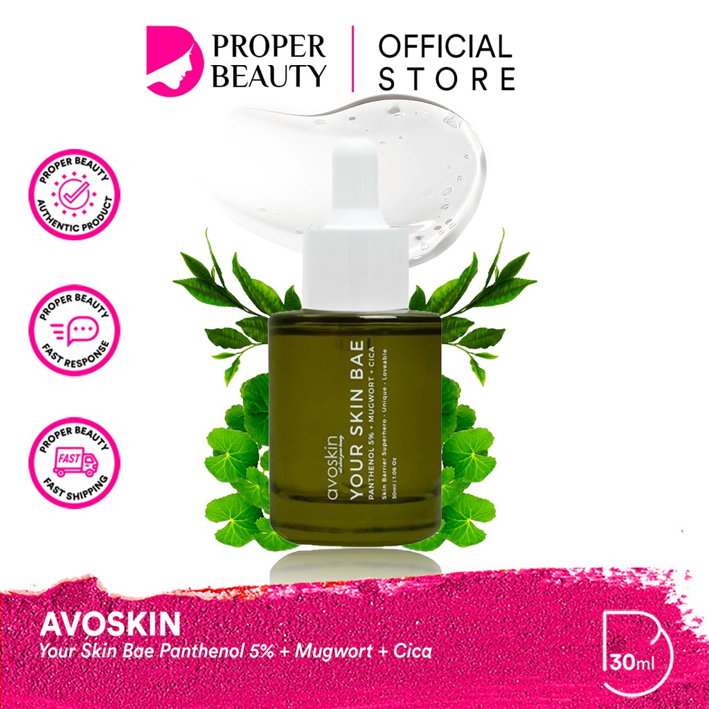 AVOSKIN Your Skin Bae Panthenol 5% + Mugwort + Cica Indonesia / Skin Barrier Superhero Serum Toner