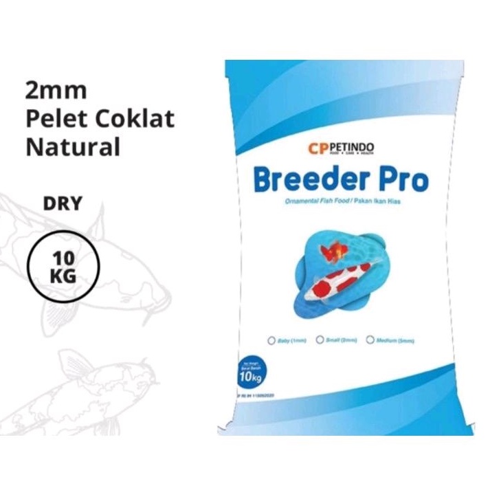 BP2 2MM BP 2 BREEDER PRO PELET KOI UKURAN S SMALL 10KG PAKAN IKAN KOI BERKUALITAS DENGAN KANDUNGAN S