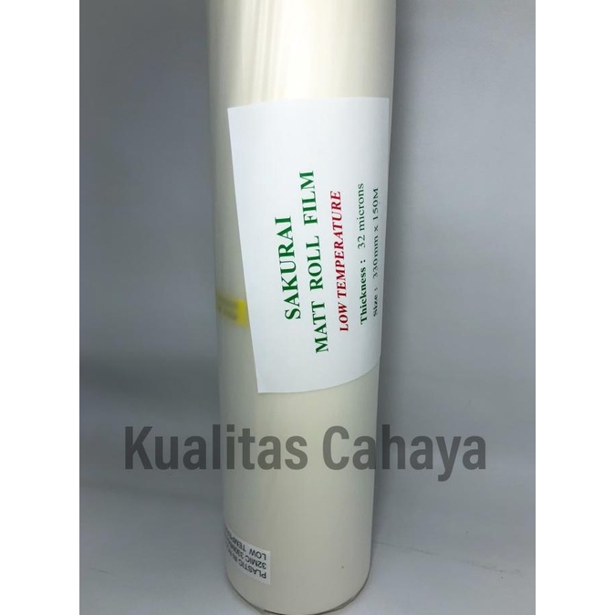 

[BISA COD] Plastik laminating SAKURAI doff 330