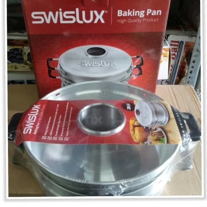 Swislux Baking Pan 28 cm - Loyang Cetakan Bolu Wonder pan 28 cm