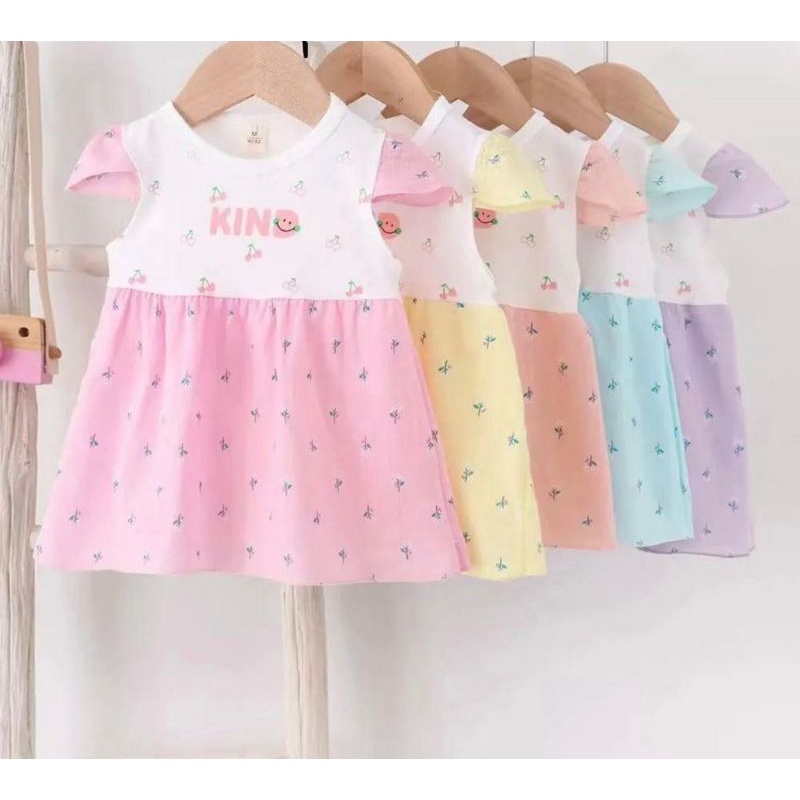 DRESS BABY IMPORT 1-12bulan