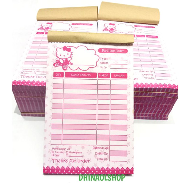 

NOTA 1/4 FOLIO 2 PLAY MOTIF HELLO KITTY