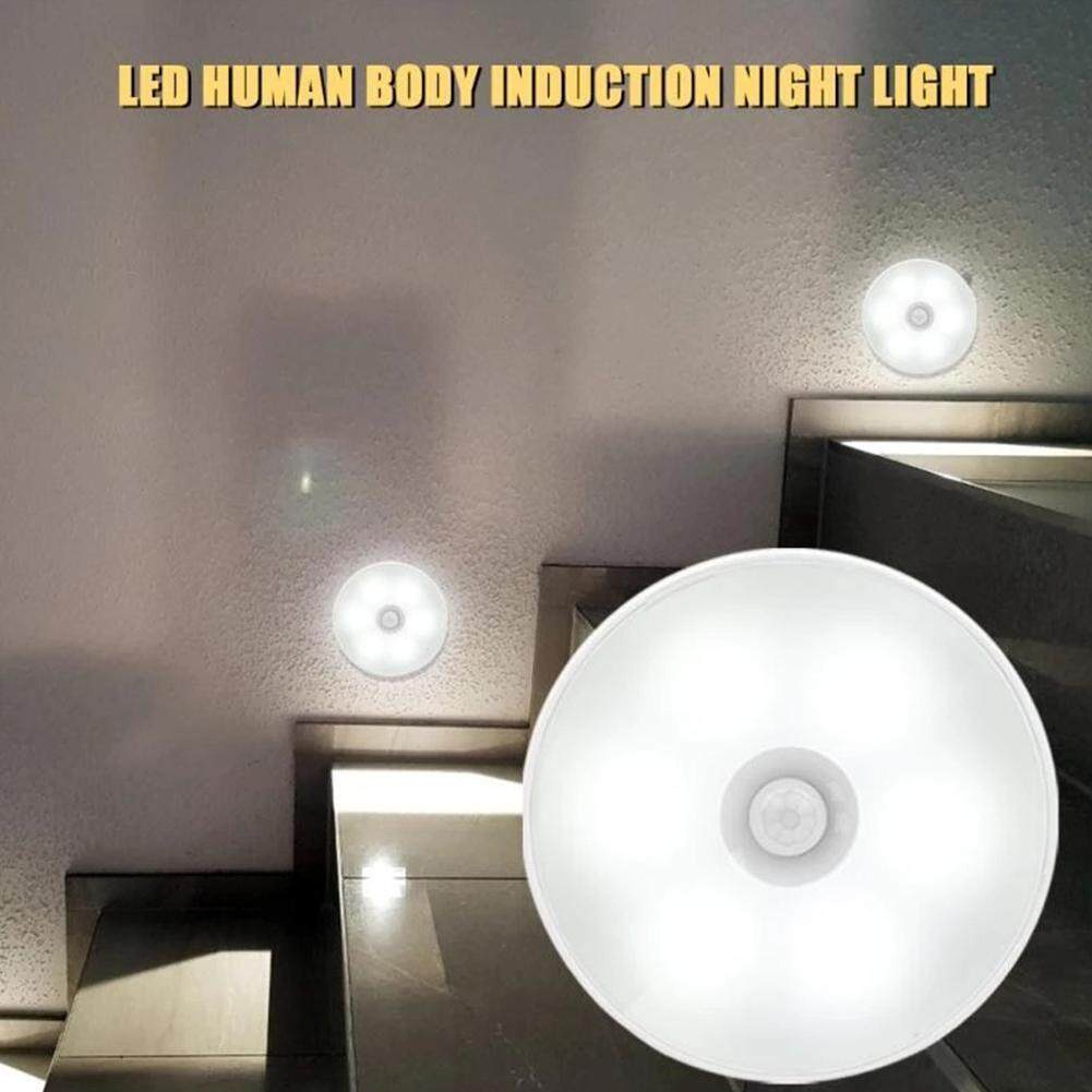 Lampu Tidur Darurat Portabel Lampu Penginderaan Gerak LED Induction Night Light