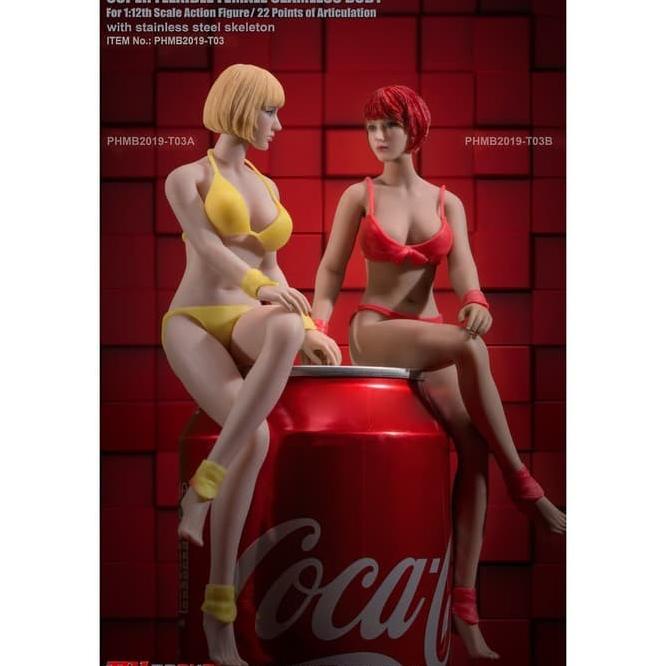 [TERMURAH] PHICEN TBLEAGUE FEMALE BODY PHMB2019 T03 T03A T03B 1/12 BEST SELLER