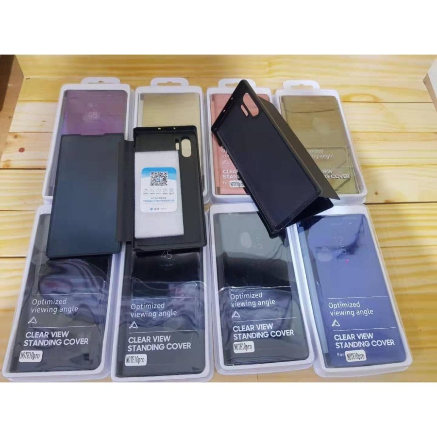 redmi 10a case flip mirror