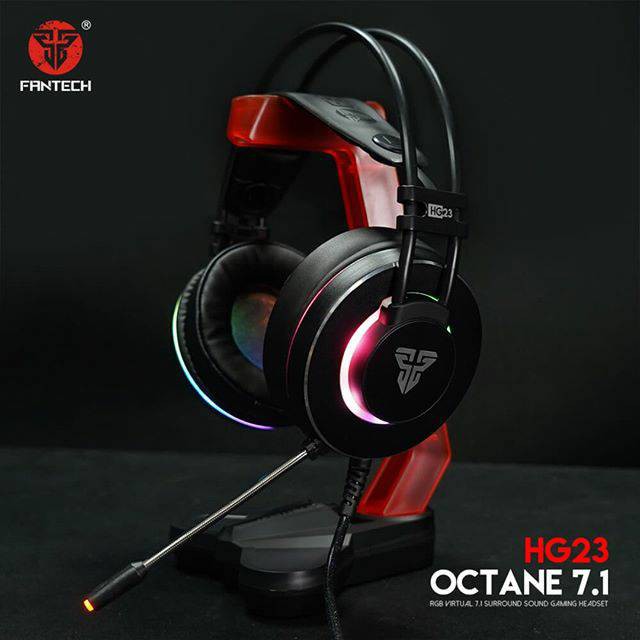 Headset Head set Earphone Headphone Game Gaming Gamers Fantech HG 23 HG-23 HG23 OCTANE 7.1 PC Laptop