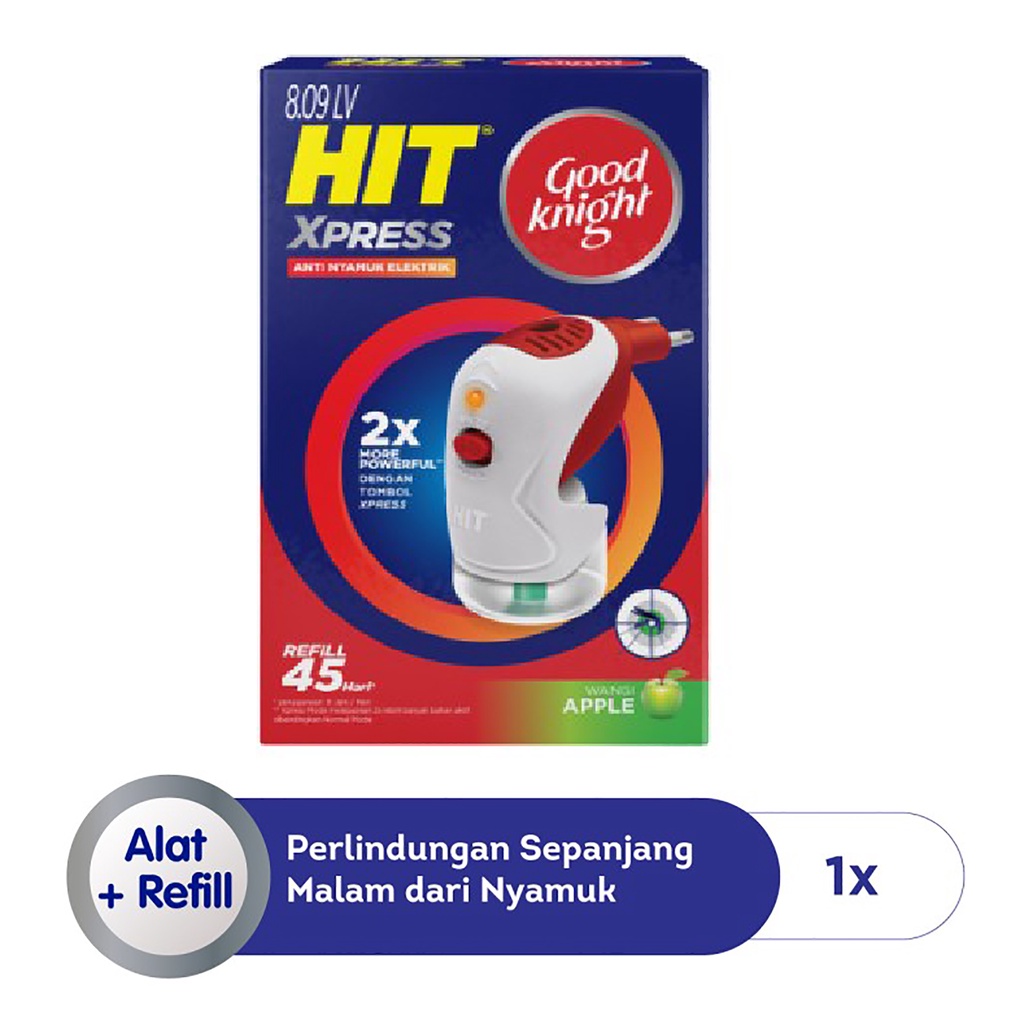 Bisa COD Hit Expert Xpress Alat + Refil Good Knight Anti Nyamuk Elektrik - Obat Anti Nyamuk Elektrik Appel