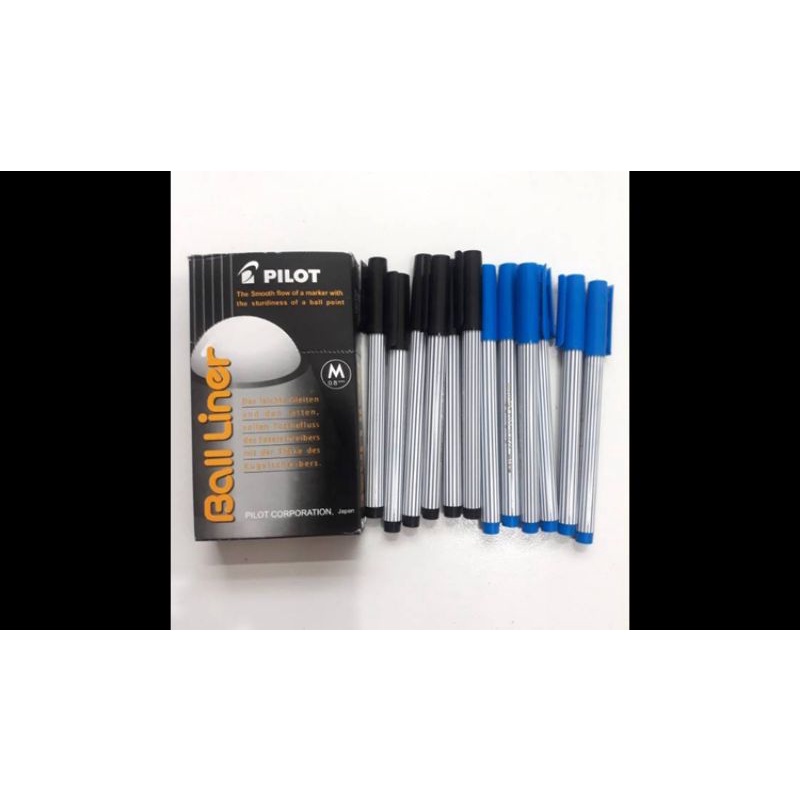 

BALL LINER PILOT HITAM/BIRU MURAH