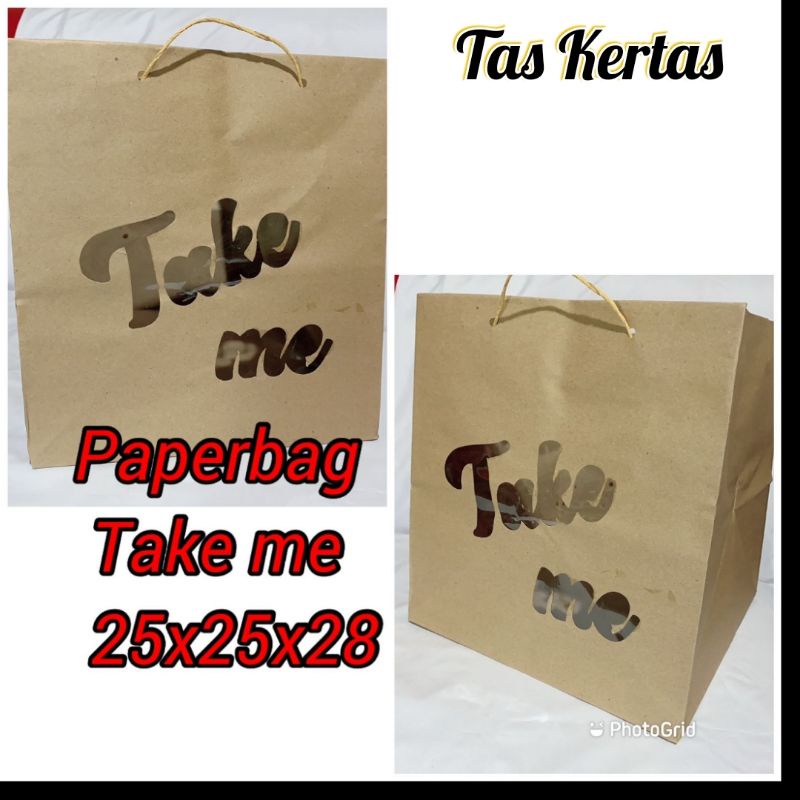 

Tas kertas paperbag take me
